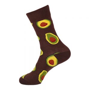 hippe sokken - avocado brown - B166