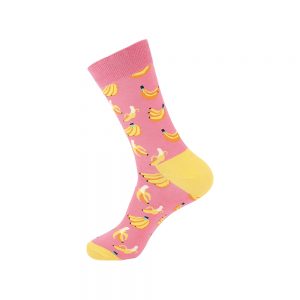 hippe sokken - bananas pink