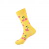 hippe sokken - cherry yellow - B36