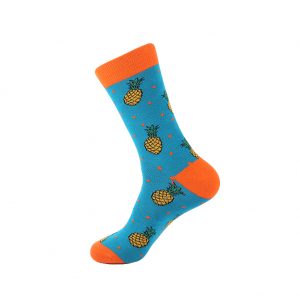 hippe sokken - pineapple blue - B40