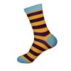 hippe sokken - yellow black stripes - A10