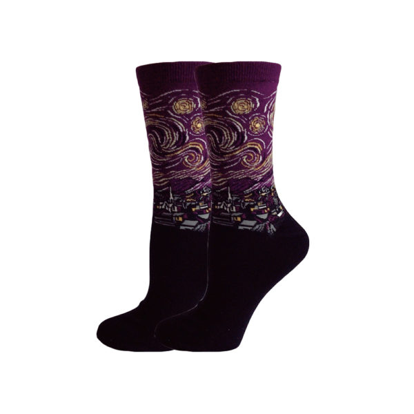 hippe sokken - sterrennacht - c155